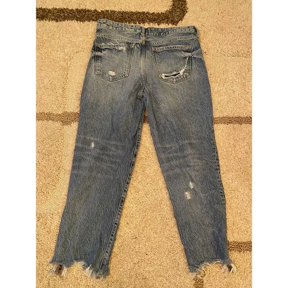 Free People Distressed Ripped Frayed Jeans - Picture 2 of 8